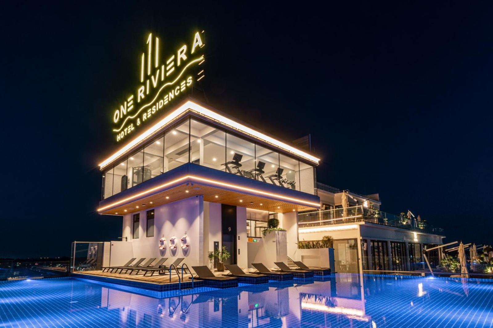 One Riviera Hotel And Residences Ban Souanmone Ngoại thất bức ảnh